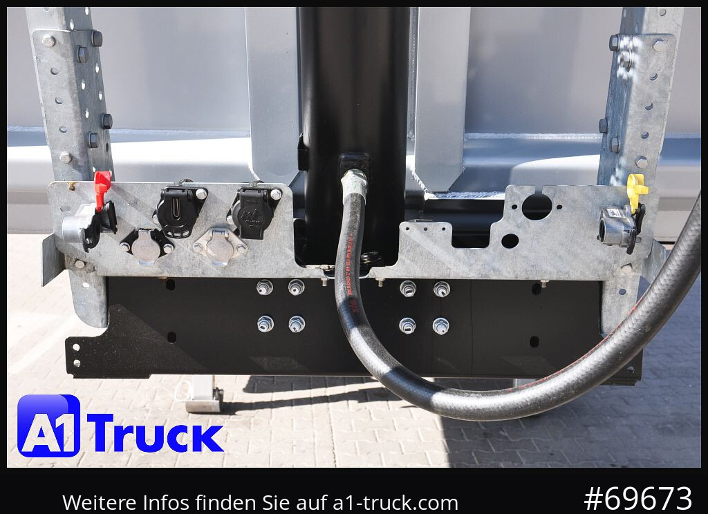 REISCH RHKS, Alu-Kippmulde 54m³, Kombitüren, Alufelgen, Liftachse, - Semiremorcă basculantă: Foto 5 REISCH RHKS, Alu-Kippmulde 54m³, Kombitüren, Alufelgen, Liftachse, - Semiremorcă basculantă: Foto 5