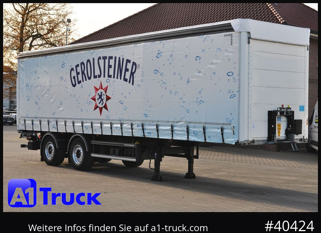 SCHMITZ Getränke, Lenkachse, LBW, Ladebordwand, kurzer Aufbau - Semiremorcă prelată: Foto 1 SCHMITZ Getränke, Lenkachse, LBW, Ladebordwand, kurzer Aufbau - Semiremorcă prelată: Foto 1