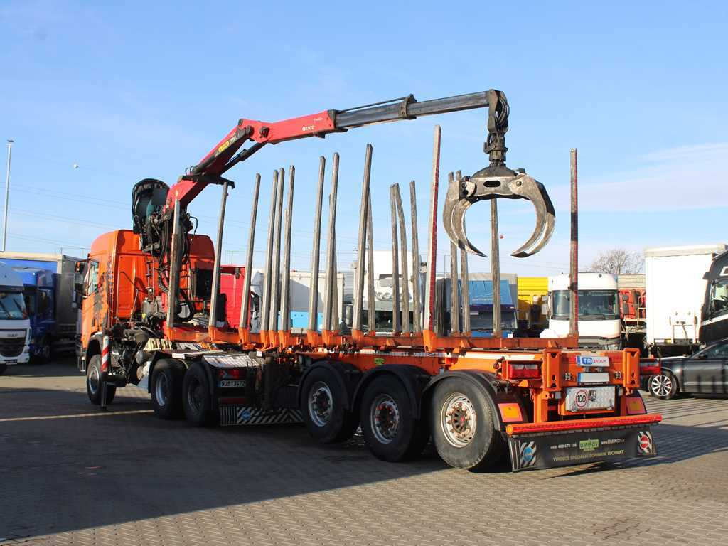 Scania R500, 6x6, RETARDER, OPTICRUISE, PALFINGER EPSILON Q170Z96, NAVIGATION - Cap tractor, Semiremorcă transport busteni: Foto 5 Scania R500, 6x6, RETARDER, OPTICRUISE, PALFINGER EPSILON Q170Z96, NAVIGATION - Cap tractor, Semiremorcă transport busteni: Foto 5