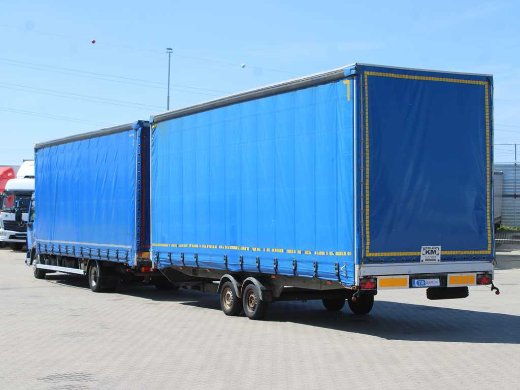 DAF FA LF 45, EURO 5, TYRES 80% + AGADOS TRAILER - Camion cu prelată: Foto 5 DAF FA LF 45, EURO 5, TYRES 80% + AGADOS TRAILER - Camion cu prelată: Foto 5