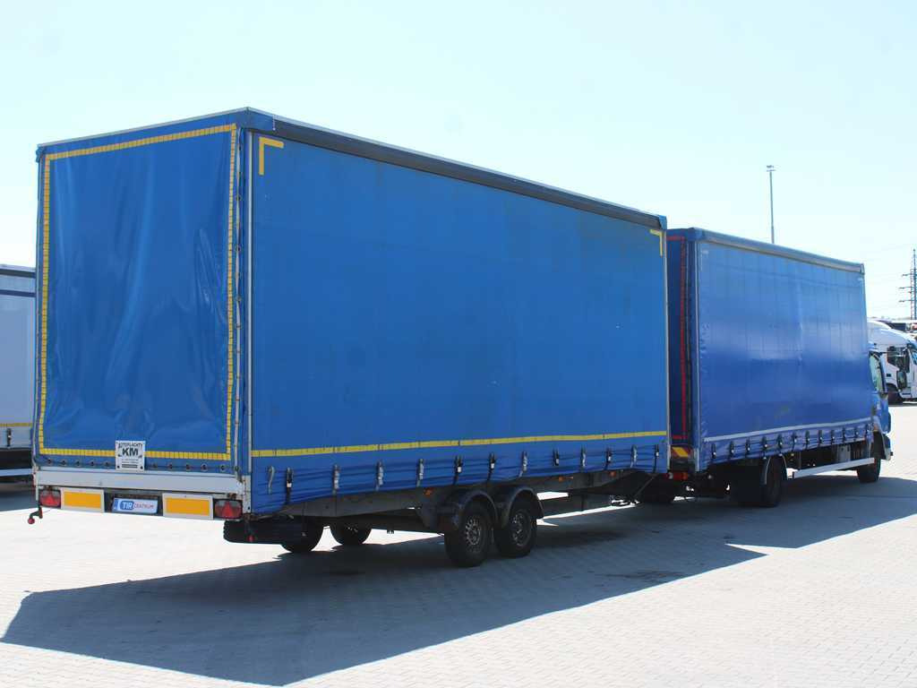 DAF FA LF 45, EURO 5, TYRES 80% + AGADOS TRAILER - Camion cu prelată: Foto 4 DAF FA LF 45, EURO 5, TYRES 80% + AGADOS TRAILER - Camion cu prelată: Foto 4
