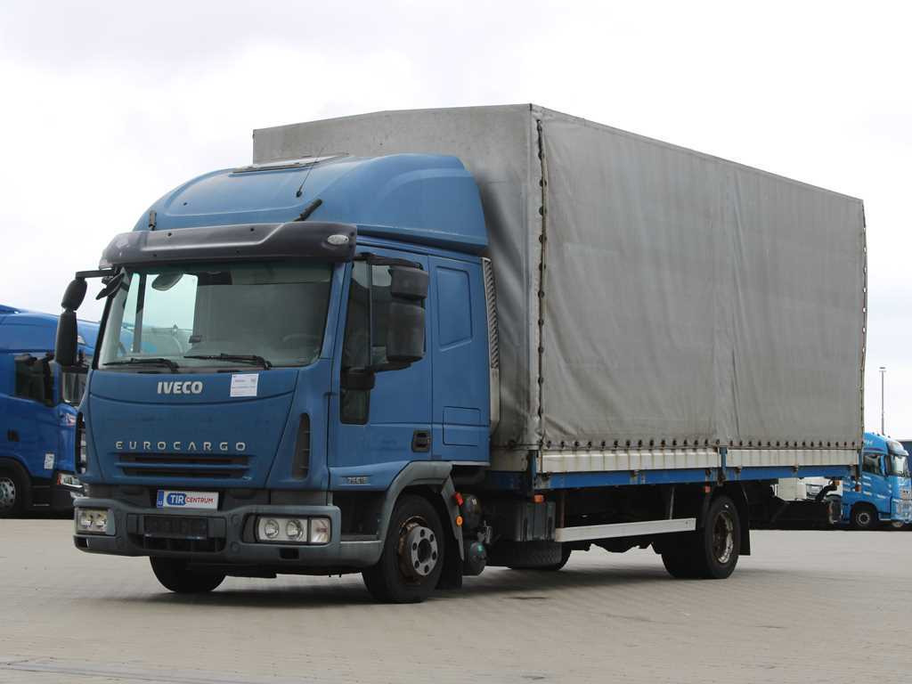 Iveco EUROCARGO 75E18, EURO 4, PNEU 80% - Camion cu prelată: Foto 1 Iveco EUROCARGO 75E18, EURO 4, PNEU 80% - Camion cu prelată: Foto 1
