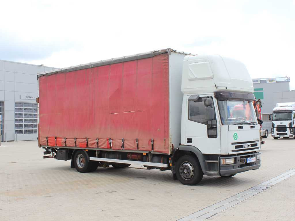 Iveco EUROCARGO ML 120 E, EURO 3, SLEEPING BODY, HYDRAULIC FRONT - Camion cu prelată: Foto 3 Iveco EUROCARGO ML 120 E, EURO 3, SLEEPING BODY, HYDRAULIC FRONT - Camion cu prelată: Foto 3