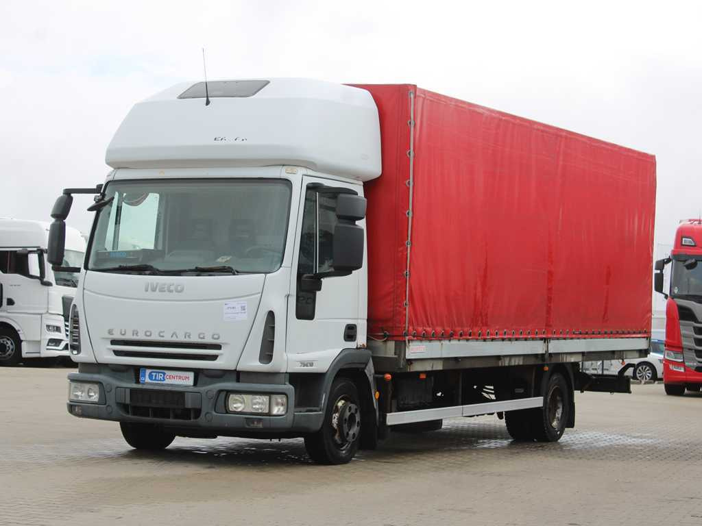 Iveco EUROCARGO ML 75E18, EURO 4, SIDE PANEL, SLEEPING BODY - Camion cu prelată: Foto 1 Iveco EUROCARGO ML 75E18, EURO 4, SIDE PANEL, SLEEPING BODY - Camion cu prelată: Foto 1