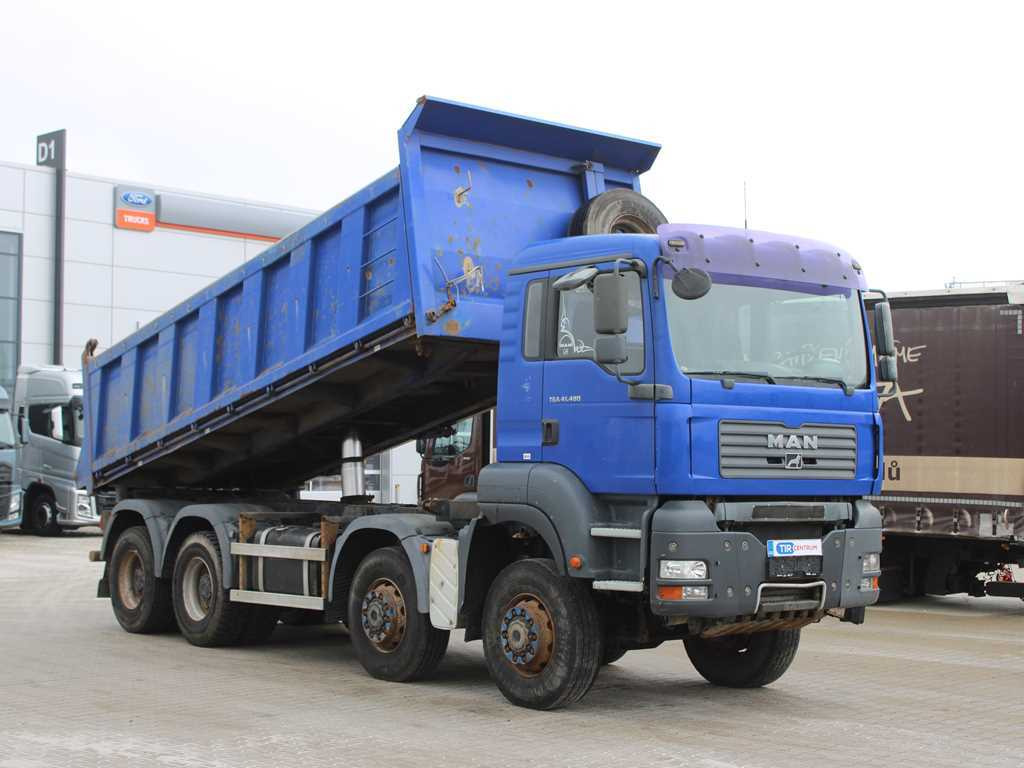 MAN TGA 41.480, 8X6, THREE SIDED, EURO 3, RETARDER, 17m³ - Camion basculantă: Foto 3 MAN TGA 41.480, 8X6, THREE SIDED, EURO 3, RETARDER, 17m³ - Camion basculantă: Foto 3