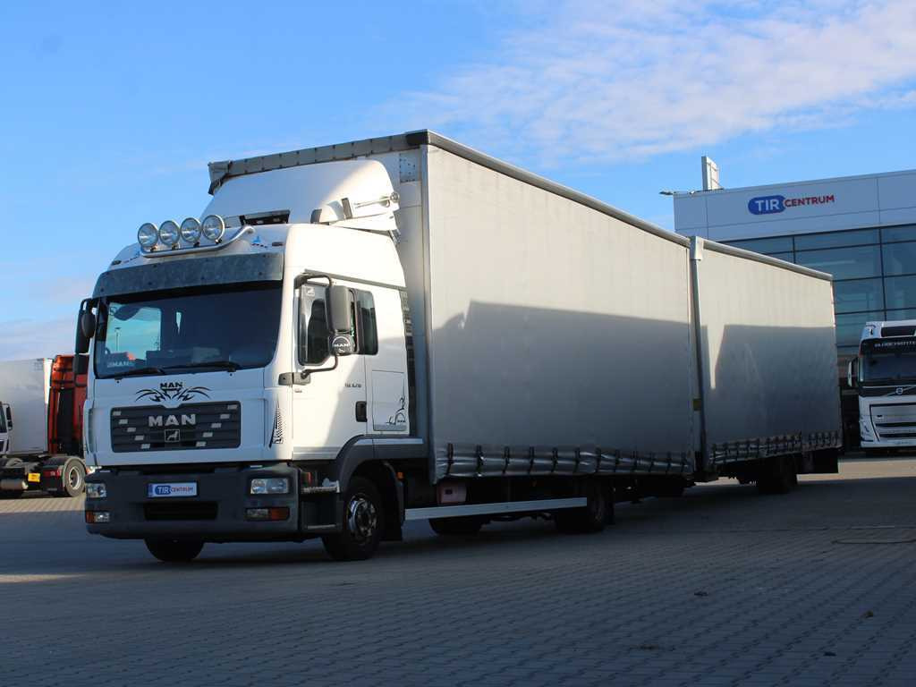 MAN TGL 8.210, EURO 4 + H&W TRAILER - Camion cu prelată: Foto 1 MAN TGL 8.210, EURO 4 + H&W TRAILER - Camion cu prelată: Foto 1