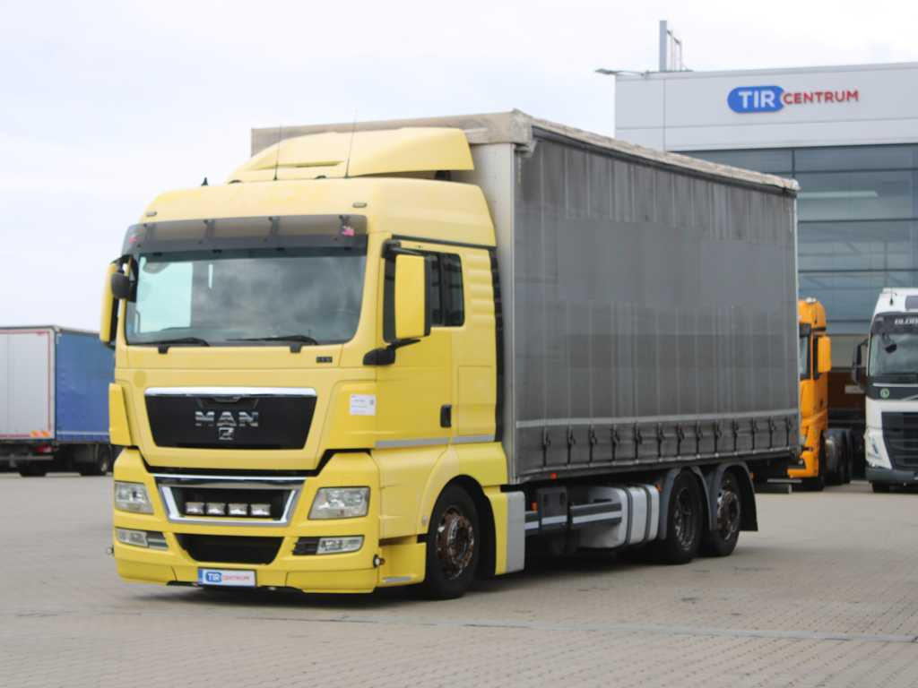 MAN TGX 24.440, EURO 5EEV, 6X2, AIR SUSPENSION - Camion cu prelată: Foto 1 MAN TGX 24.440, EURO 5EEV, 6X2, AIR SUSPENSION - Camion cu prelată: Foto 1