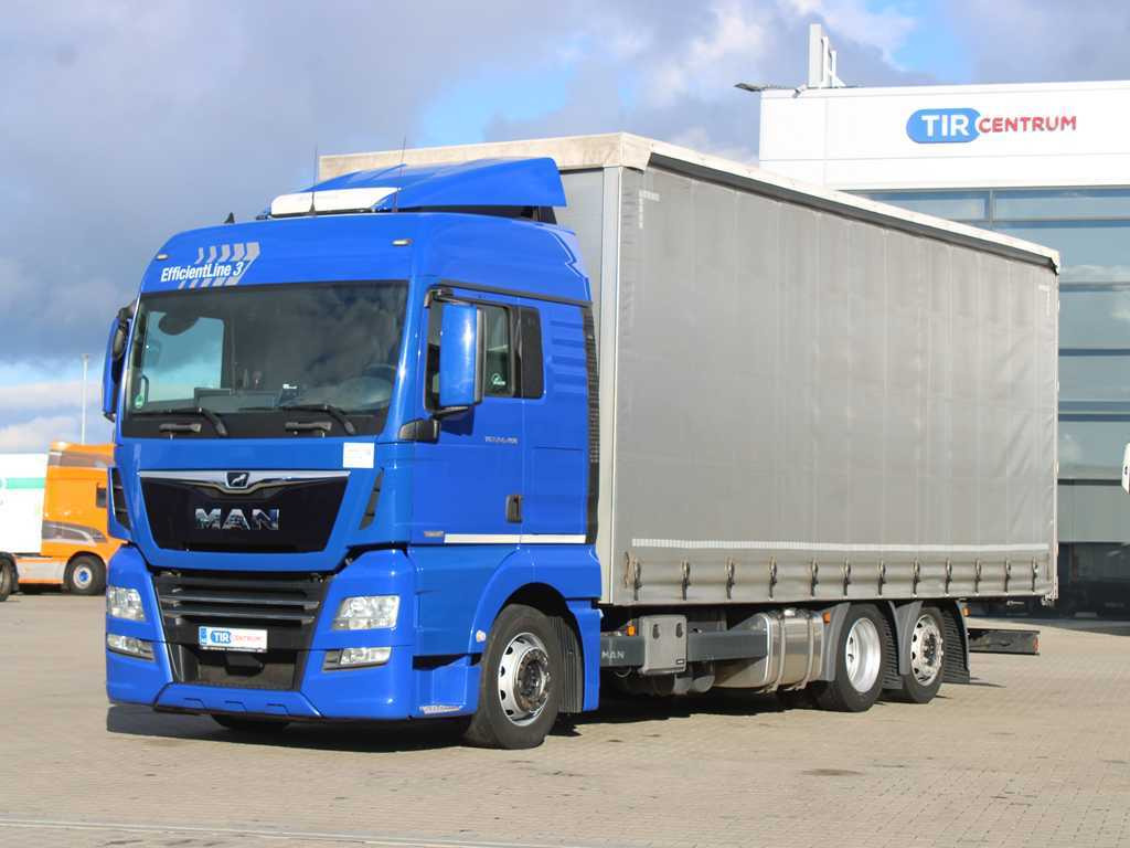 MAN TGX 24.460, EURO 6, 6X2, INDEPENDENT AIR CONDITIONING, AIR SUSPENSION - Camion cu prelată: Foto 1 MAN TGX 24.460, EURO 6, 6X2, INDEPENDENT AIR CONDITIONING, AIR SUSPENSION - Camion cu prelată: Foto 1