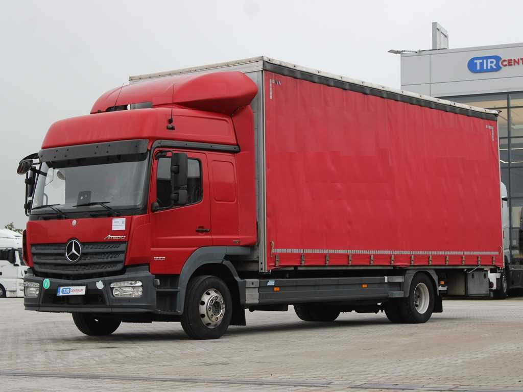 Mercedes-Benz ATEGO 1223, EURO 6, NAVIGATION, PNEU 80% - Camion cu prelată: Foto 1 Mercedes-Benz ATEGO 1223, EURO 6, NAVIGATION, PNEU 80% - Camion cu prelată: Foto 1