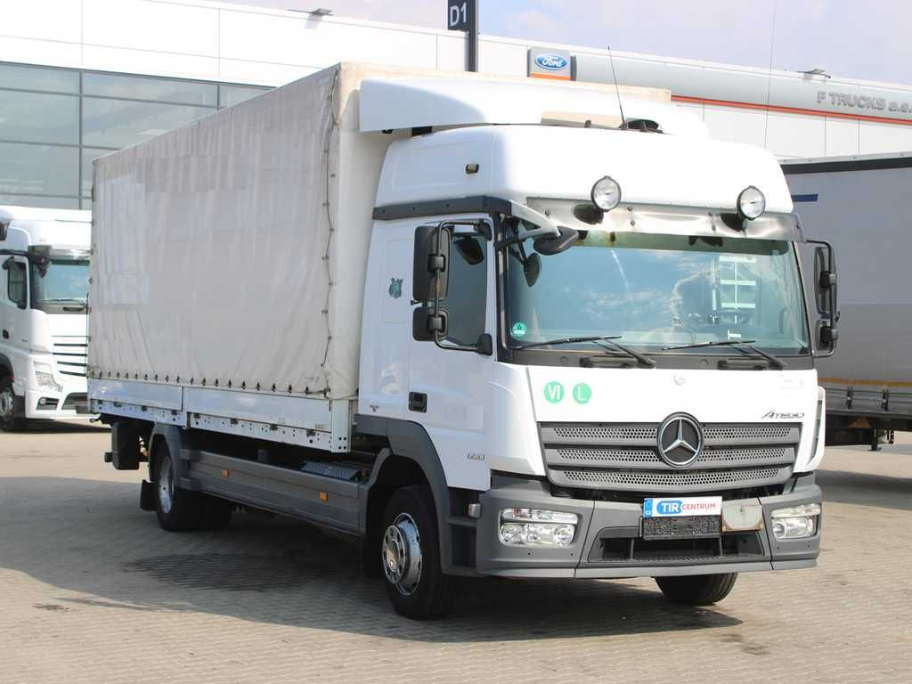 Mercedes-Benz ATEGO 1230, EURO 6, TAIL LIFT, SIDEWALLS - Camion cu prelată: Foto 2 Mercedes-Benz ATEGO 1230, EURO 6, TAIL LIFT, SIDEWALLS - Camion cu prelată: Foto 2
