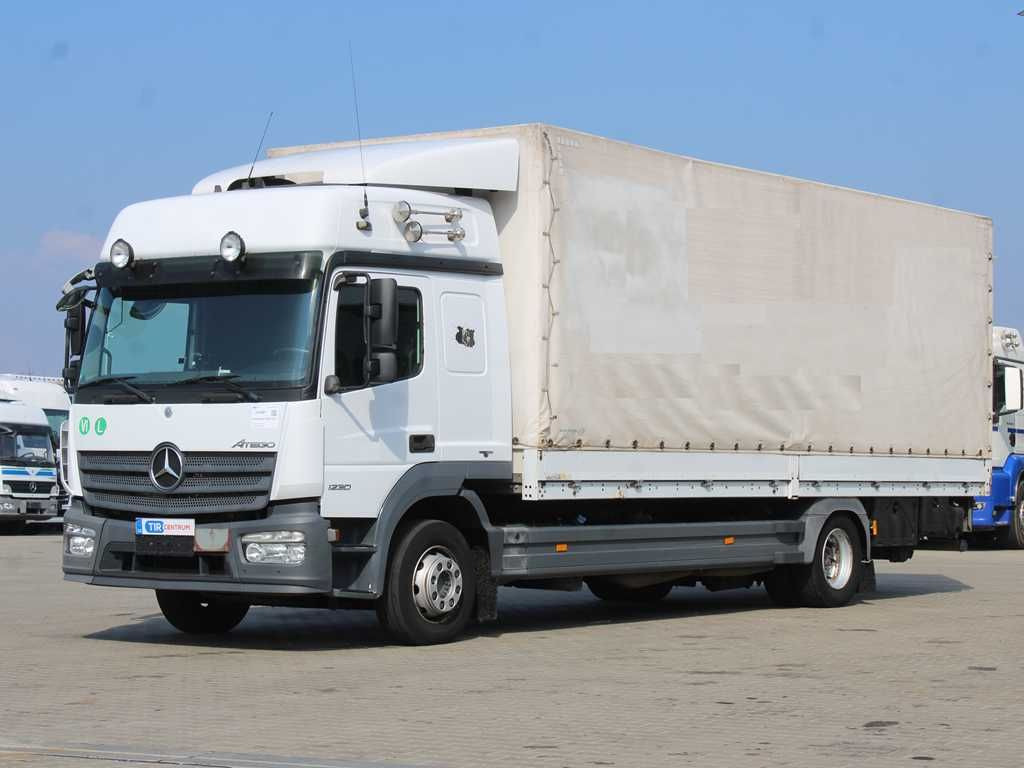Mercedes-Benz ATEGO 1230, EURO 6, TAIL LIFT, SIDEWALLS - Camion cu prelată: Foto 1 Mercedes-Benz ATEGO 1230, EURO 6, TAIL LIFT, SIDEWALLS - Camion cu prelată: Foto 1