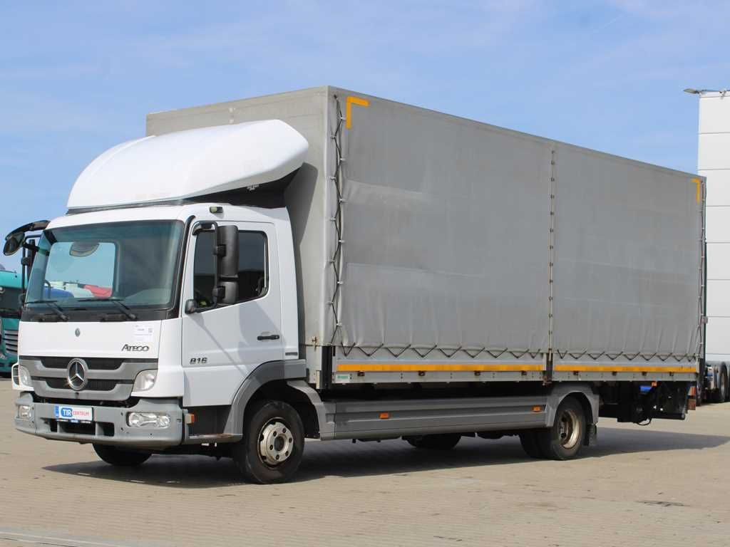 Mercedes-Benz ATEGO 816, EURO 5, TAIL LIFT, SIDEWALLS - Camion cu prelată: Foto 1 Mercedes-Benz ATEGO 816, EURO 5, TAIL LIFT, SIDEWALLS - Camion cu prelată: Foto 1