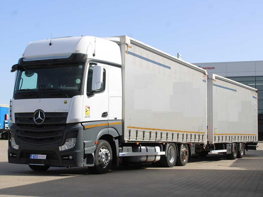 Mercedes-Benz Actros 2542, 6X2, EURO 6, AIR SUSPENSION + PANAV TV018H - Camion cu prelată: Foto 1 Mercedes-Benz Actros 2542, 6X2, EURO 6, AIR SUSPENSION + PANAV TV018H - Camion cu prelată: Foto 1