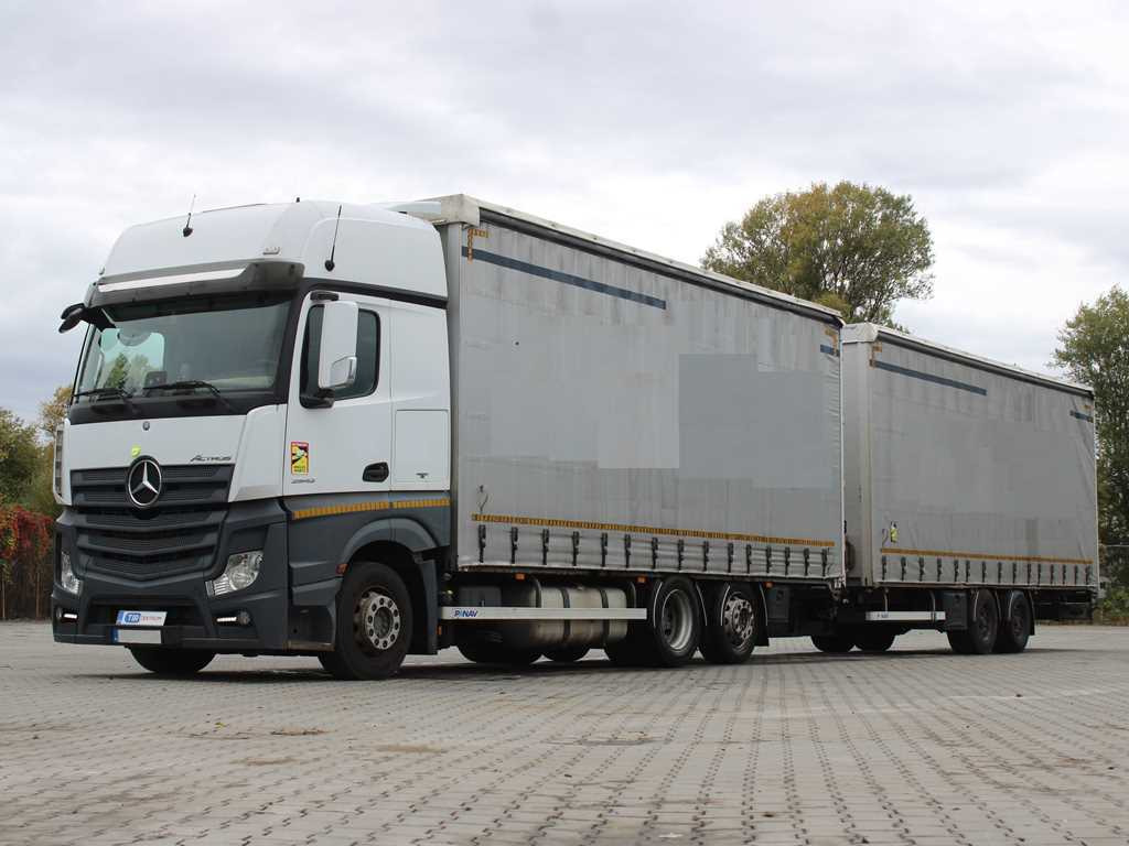 Mercedes-Benz Actros 2542, 6X2, LIFTING AXLE + PANAV TVK18M - Camion cu prelată: Foto 1 Mercedes-Benz Actros 2542, 6X2, LIFTING AXLE + PANAV TVK18M - Camion cu prelată: Foto 1