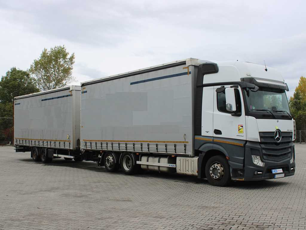 Mercedes-Benz Actros 2542, 6X2, LIFTING AXLE + PANAV TVK18M - Camion cu prelată: Foto 3 Mercedes-Benz Actros 2542, 6X2, LIFTING AXLE + PANAV TVK18M - Camion cu prelată: Foto 3