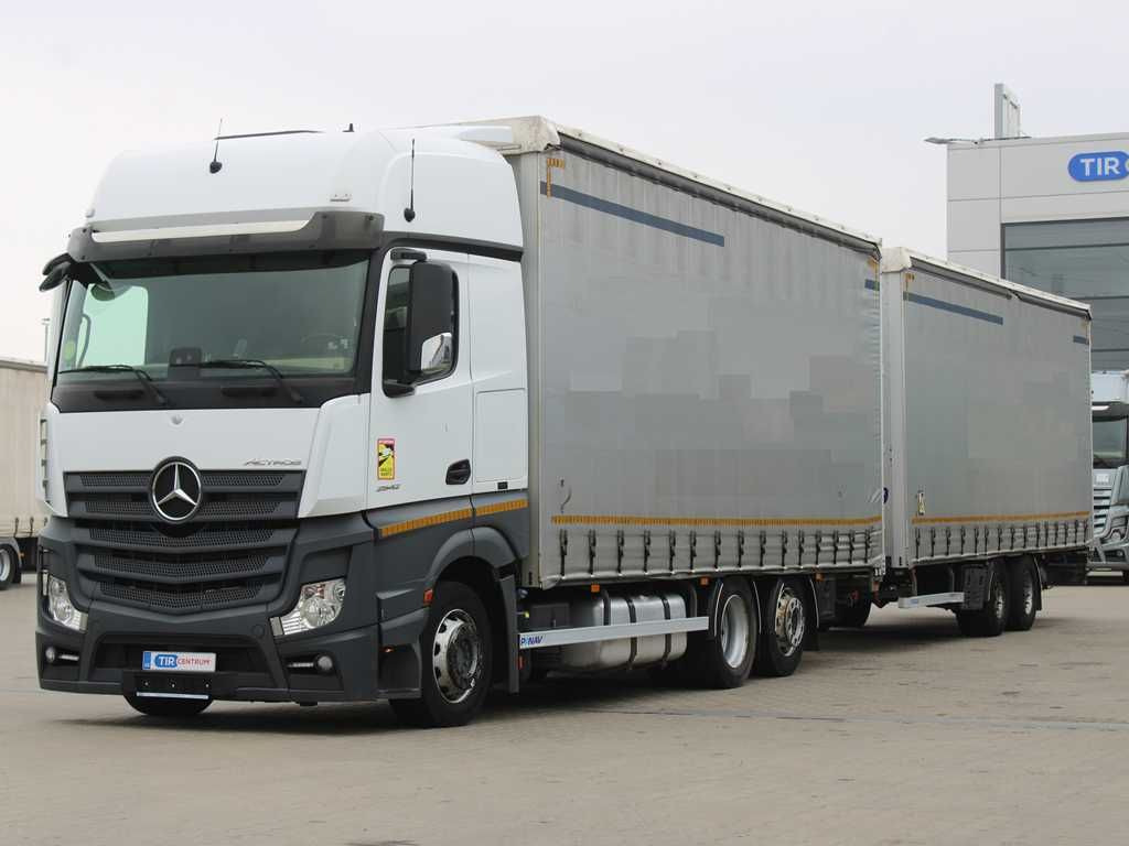 Mercedes-Benz Actros 2542, 6x2, EURO 6 + PANAV TV018M - Camion cu prelată: Foto 1 Mercedes-Benz Actros 2542, 6x2, EURO 6 + PANAV TV018M - Camion cu prelată: Foto 1