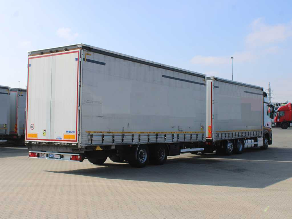 Mercedes-Benz Actros 2542, EURO 6, 6X2, AIR SUSPENSION + PANAV TV018M - Camion cu prelată: Foto 4 Mercedes-Benz Actros 2542, EURO 6, 6X2, AIR SUSPENSION + PANAV TV018M - Camion cu prelată: Foto 4