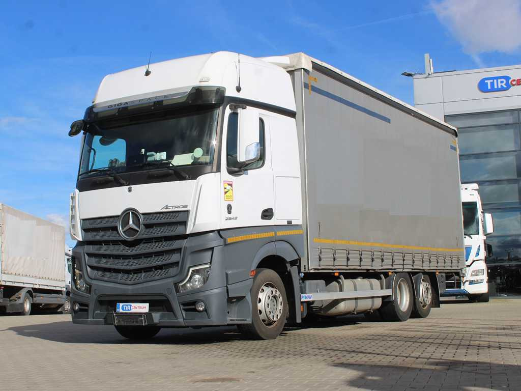 Mercedes-Benz Actros 2542, EURO 6, 6X2, NAVIGATION - Camion cu prelată: Foto 1 Mercedes-Benz Actros 2542, EURO 6, 6X2, NAVIGATION - Camion cu prelată: Foto 1