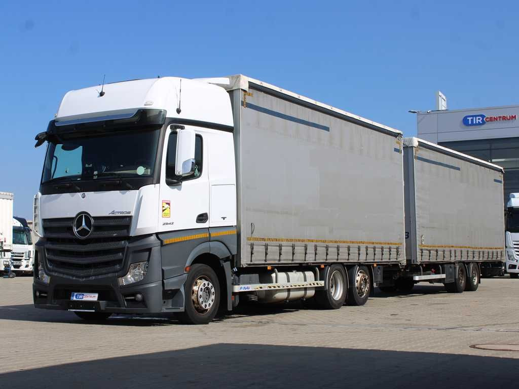 Mercedes-Benz Actros 2542, EURO 6, 6X2 + PANAV TV018M - Camion cu prelată: Foto 1 Mercedes-Benz Actros 2542, EURO 6, 6X2 + PANAV TV018M - Camion cu prelată: Foto 1