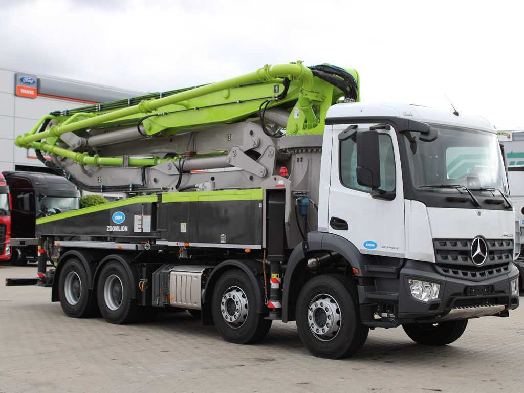 Mercedes-Benz Actros 3740, 8X4, ZOOMLION ZL40X-5RZ Car Pump, NEW VEHICLE!! - Autopompă de beton: Foto 3 Mercedes-Benz Actros 3740, 8X4, ZOOMLION ZL40X-5RZ Car Pump, NEW VEHICLE!! - Autopompă de beton: Foto 3