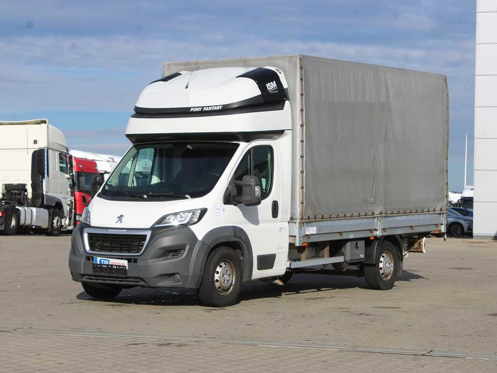 Peugeot Boxer, EURO 6, SIDE PANEL, TIRES 80% - Autoutilitară cu prelată: Foto 1 Peugeot Boxer, EURO 6, SIDE PANEL, TIRES 80% - Autoutilitară cu prelată: Foto 1