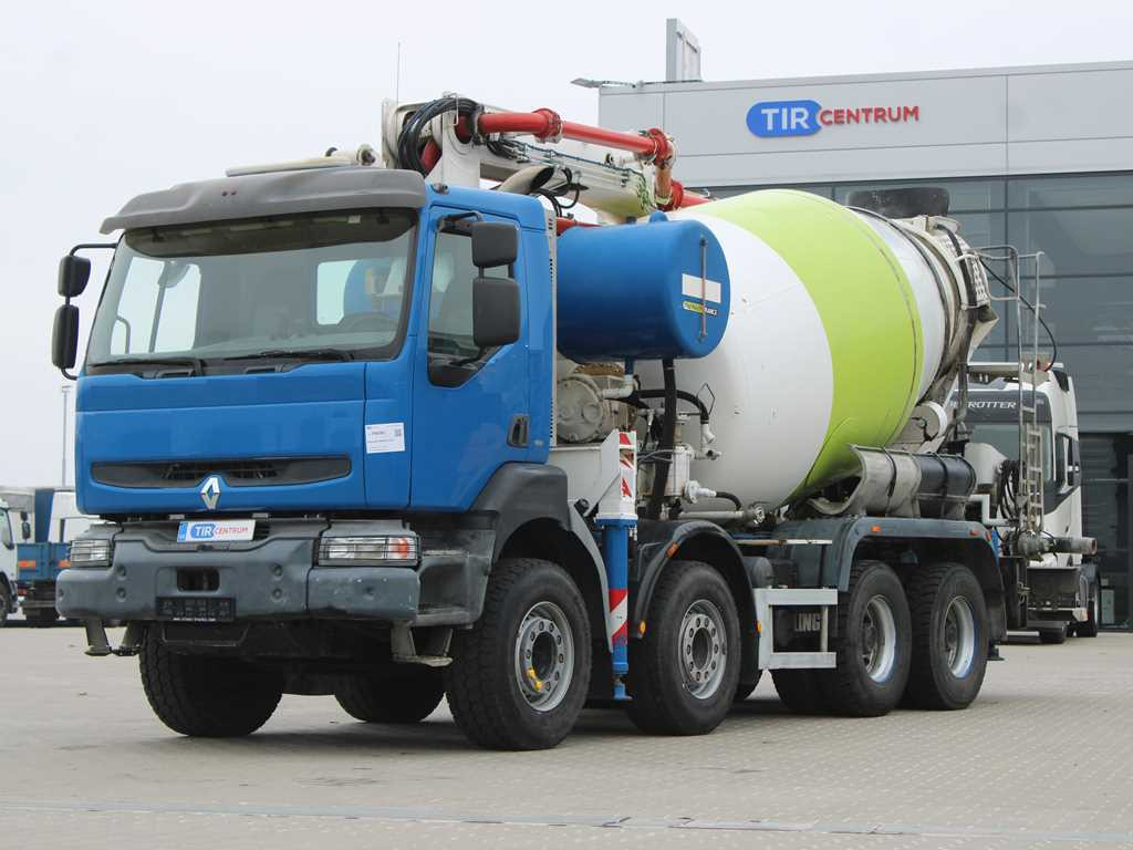 Renault KERAX 420, EURO 3, 7m3, 8X4, CIFA MAGNUM MK 24.4 CONCRETE PUMP - Autobetonieră cu pompă: Foto 1 Renault KERAX 420, EURO 3, 7m3, 8X4, CIFA MAGNUM MK 24.4 CONCRETE PUMP - Autobetonieră cu pompă: Foto 1
