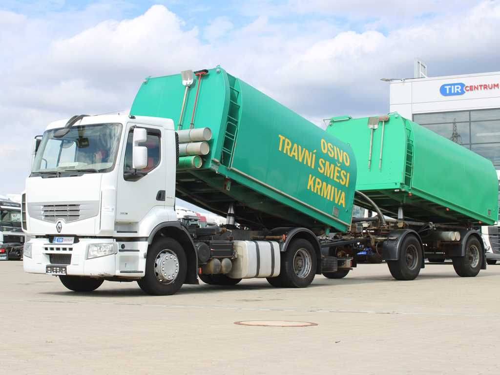 Camion basculantă Renault PREMIUM R380, AGRO (FOOD, GRAIN, SEEDS) +trailer: Foto 1
