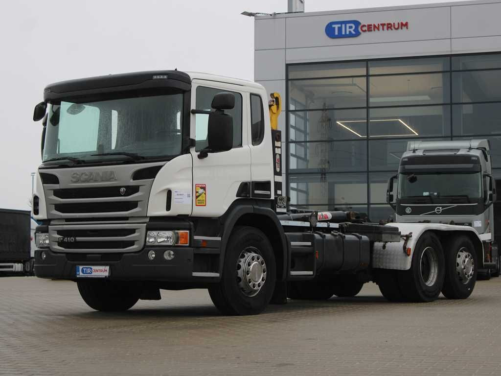 Scania P410, EURO 5, 6X2, HOOK CONTAINER, LIFTING AXLE - Camion cu cârlig: Foto 1 Scania P410, EURO 5, 6X2, HOOK CONTAINER, LIFTING AXLE - Camion cu cârlig: Foto 1