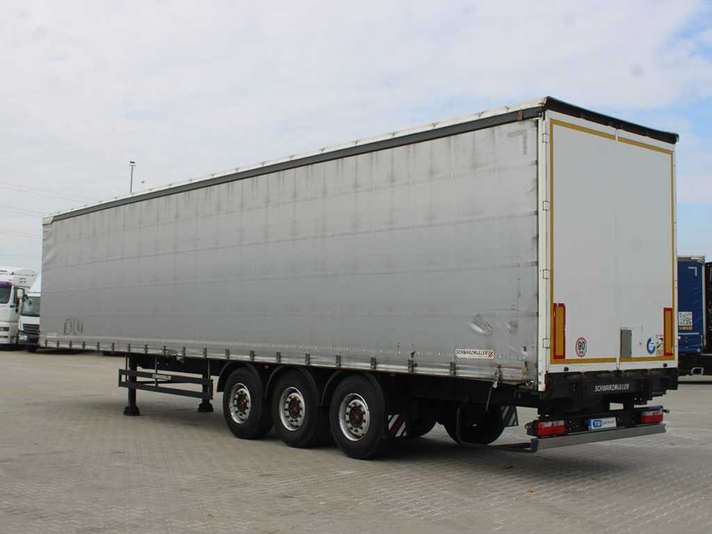 Schwarzmüller SPA 3/E, AXLES SAF, MULDA, MULTILOCK, TIRES 80% - Semiremorcă prelată: Foto 5 Schwarzmüller SPA 3/E, AXLES SAF, MULDA, MULTILOCK, TIRES 80% - Semiremorcă prelată: Foto 5