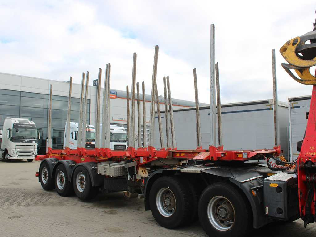 Umikov NPK 39, 2X LIFTING AXLE, SAF - Semiremorcă transport busteni: Foto 2 Umikov NPK 39, 2X LIFTING AXLE, SAF - Semiremorcă transport busteni: Foto 2