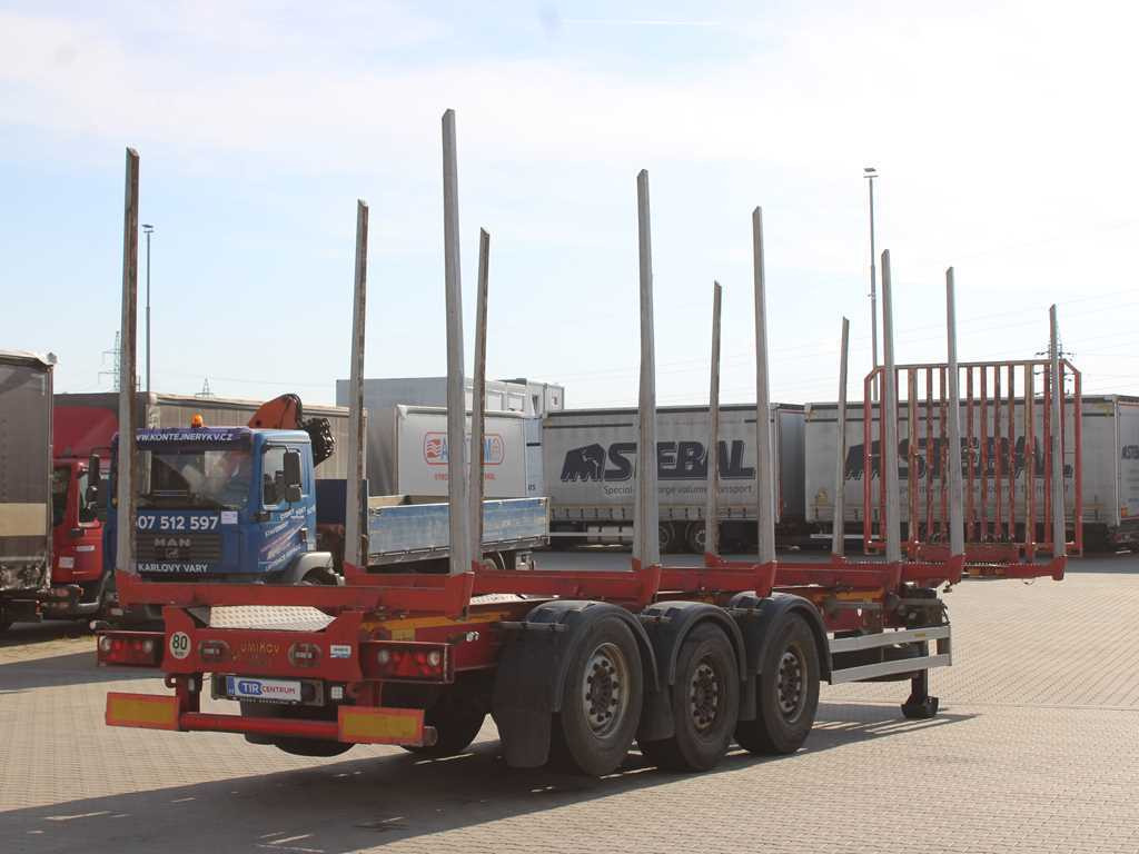 Umikov NPK 39, SAF AXLES, 2X LIFT AXLE - Semiremorcă transport busteni: Foto 4 Umikov NPK 39, SAF AXLES, 2X LIFT AXLE - Semiremorcă transport busteni: Foto 4