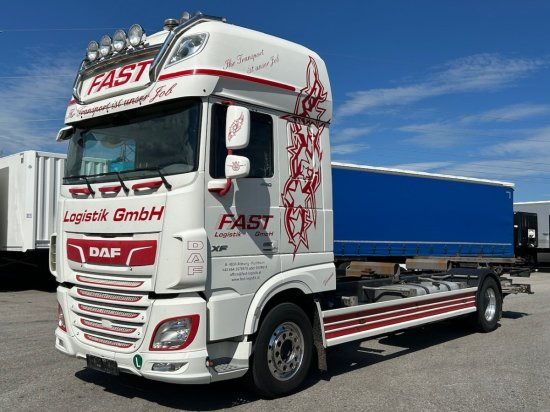 DAF XF 480 FA BDF SSC Euro 6, Bär Cargolift Falt, Retarder - Camion transport containere/ Swap body: Foto 1 DAF XF 480 FA BDF SSC Euro 6, Bär Cargolift Falt, Retarder - Camion transport containere/ Swap body: Foto 1