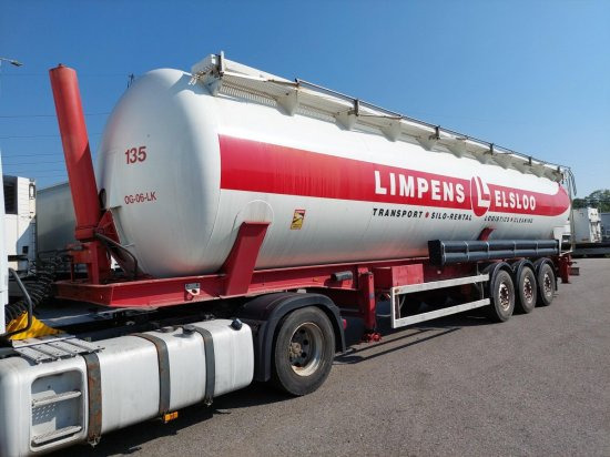 Feldbinder KIP 63.3 Siloauflieger, SAF-Achsen, Alu-Felgen, - Semiremorcă siloz: Foto 1 Feldbinder KIP 63.3 Siloauflieger, SAF-Achsen, Alu-Felgen, - Semiremorcă siloz: Foto 1