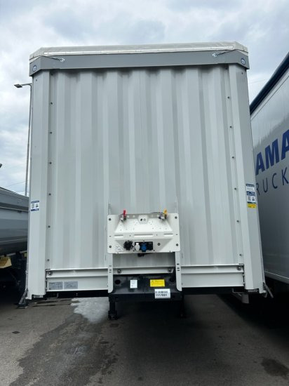 Krone 1-achs Auflieger, Heckabstützung XL Zertifikat, Edscha-Verdeck, - Semiremorcă prelată: Foto 2 Krone 1-achs Auflieger, Heckabstützung XL Zertifikat, Edscha-Verdeck, - Semiremorcă prelată: Foto 2