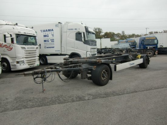 Krone Maxi Lafette BPW Achsen 3 Stück - Remorcă transport containere/ Swap body: Foto 1 Krone Maxi Lafette BPW Achsen 3 Stück - Remorcă transport containere/ Swap body: Foto 1