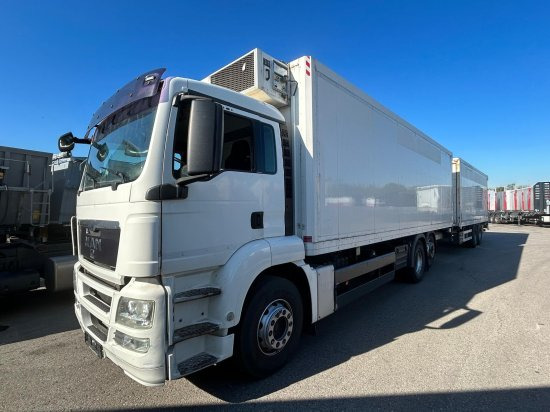 MAN TGS 26.360 6x2 LL, Tiefkühlkoffer Intarder, Liftachse ohne Anhänger - Camion frigider: Foto 1 MAN TGS 26.360 6x2 LL, Tiefkühlkoffer Intarder, Liftachse ohne Anhänger - Camion frigider: Foto 1