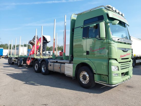 MAN TGX 26.500 6x4x4 Holztransporter, Motor Neu - Camion forestier, Camion cu macara: Foto 2 MAN TGX 26.500 6x4x4 Holztransporter, Motor Neu - Camion forestier, Camion cu macara: Foto 2