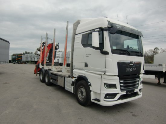 MAN TGX 33.580 BL 6x4, Intarder, Holztransporter, - Camion forestier, Camion cu macara: Foto 3 MAN TGX 33.580 BL 6x4, Intarder, Holztransporter, - Camion forestier, Camion cu macara: Foto 3
