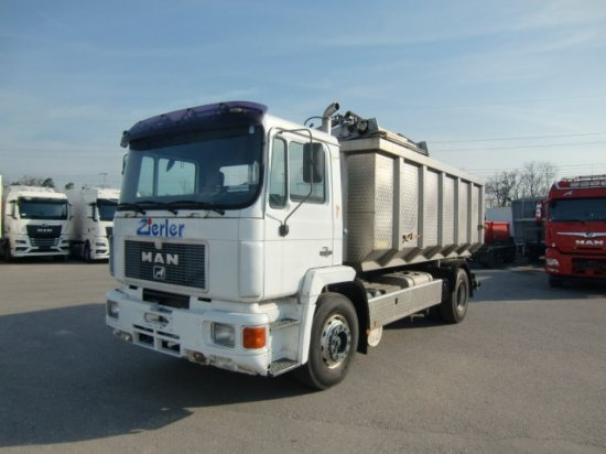 MAN 19.342 Tierkörperverwertung Sonderaufbau, Blattgefedert - Maşina comunala, Camion: Foto 1 MAN 19.342 Tierkörperverwertung Sonderaufbau, Blattgefedert - Maşina comunala, Camion: Foto 1