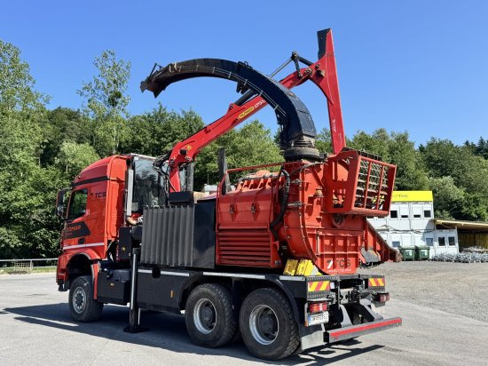 Mercedes-Benz ACTROS 6x4 DONAR 5810K ? Hack-LKW / Mobilhacker | TCS Umwelttechnik - Tocător de lemne, Camion: Foto 3 Mercedes-Benz ACTROS 6x4 DONAR 5810K ? Hack-LKW / Mobilhacker | TCS Umwelttechnik - Tocător de lemne, Camion: Foto 3