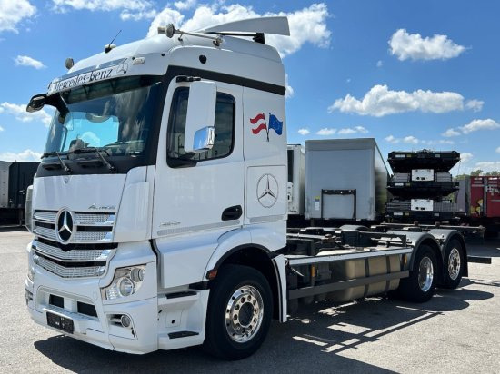 Mercedes-Benz Actros 2545 6x2 BDF E6, Retarder, Alufelgen - Camion transport containere/ Swap body: Foto 1 Mercedes-Benz Actros 2545 6x2 BDF E6, Retarder, Alufelgen - Camion transport containere/ Swap body: Foto 1