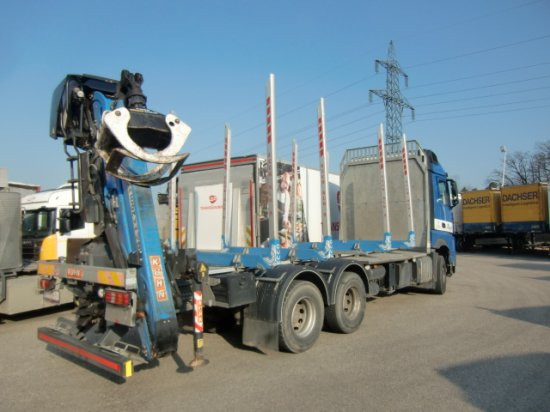 Mercedes-Benz Arocs 3353 6x4 Holztransp., Palfinger Kran Epsilon - Camion forestier, Camion cu macara: Foto 4 Mercedes-Benz Arocs 3353 6x4 Holztransp., Palfinger Kran Epsilon - Camion forestier, Camion cu macara: Foto 4