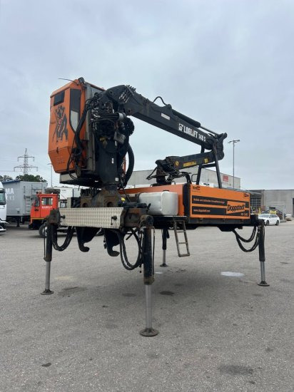 Plateau-Wechselpritsche mit Loglift 140S inkl. Rotator und Greifer - Remorcă transport containere/ Swap body: Foto 4 Plateau-Wechselpritsche mit Loglift 140S inkl. Rotator und Greifer - Remorcă transport containere/ Swap body: Foto 4
