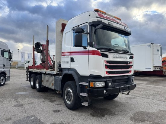 Scania G490 6X6 Blatt-Blatt Penz Kran 12.Z8.70 - Camion forestier, Camion cu macara: Foto 1 Scania G490 6X6 Blatt-Blatt Penz Kran 12.Z8.70 - Camion forestier, Camion cu macara: Foto 1