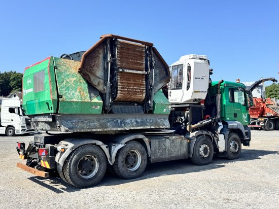 MAN TGS 35.540 8x4 mit Komptech-Zusatzeinheit - Utilaj forestier, Camion: Foto 3 MAN TGS 35.540 8x4 mit Komptech-Zusatzeinheit - Utilaj forestier, Camion: Foto 3
