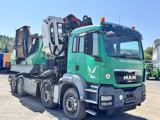 MAN TGS 35.540 8x4 mit Komptech-Zusatzeinheit - Utilaj forestier, Camion: Foto 5 MAN TGS 35.540 8x4 mit Komptech-Zusatzeinheit - Utilaj forestier, Camion: Foto 5