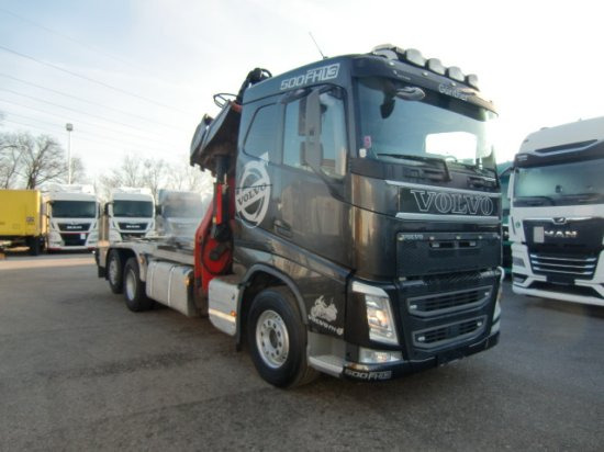Volvo FH 500 6x2, Schrottkran, Waage, E6, Liftachse - Camion cu cârlig, Camion cu macara: Foto 3 Volvo FH 500 6x2, Schrottkran, Waage, E6, Liftachse - Camion cu cârlig, Camion cu macara: Foto 3