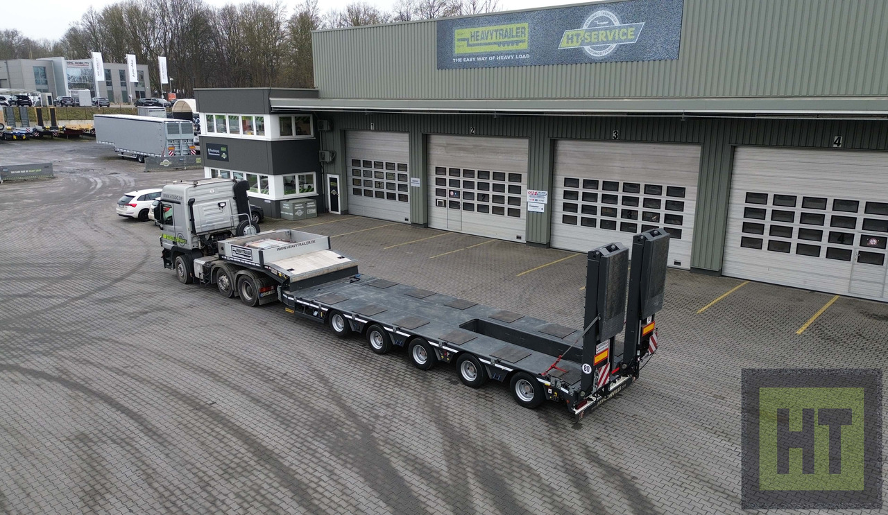 Faymonville 5-Achs-Tele-Semi-Halbachsen-Twinaxle-hydr Rampen - Semiremorcă transport agabaritic: Foto 1 Faymonville 5-Achs-Tele-Semi-Halbachsen-Twinaxle-hydr Rampen - Semiremorcă transport agabaritic: Foto 1