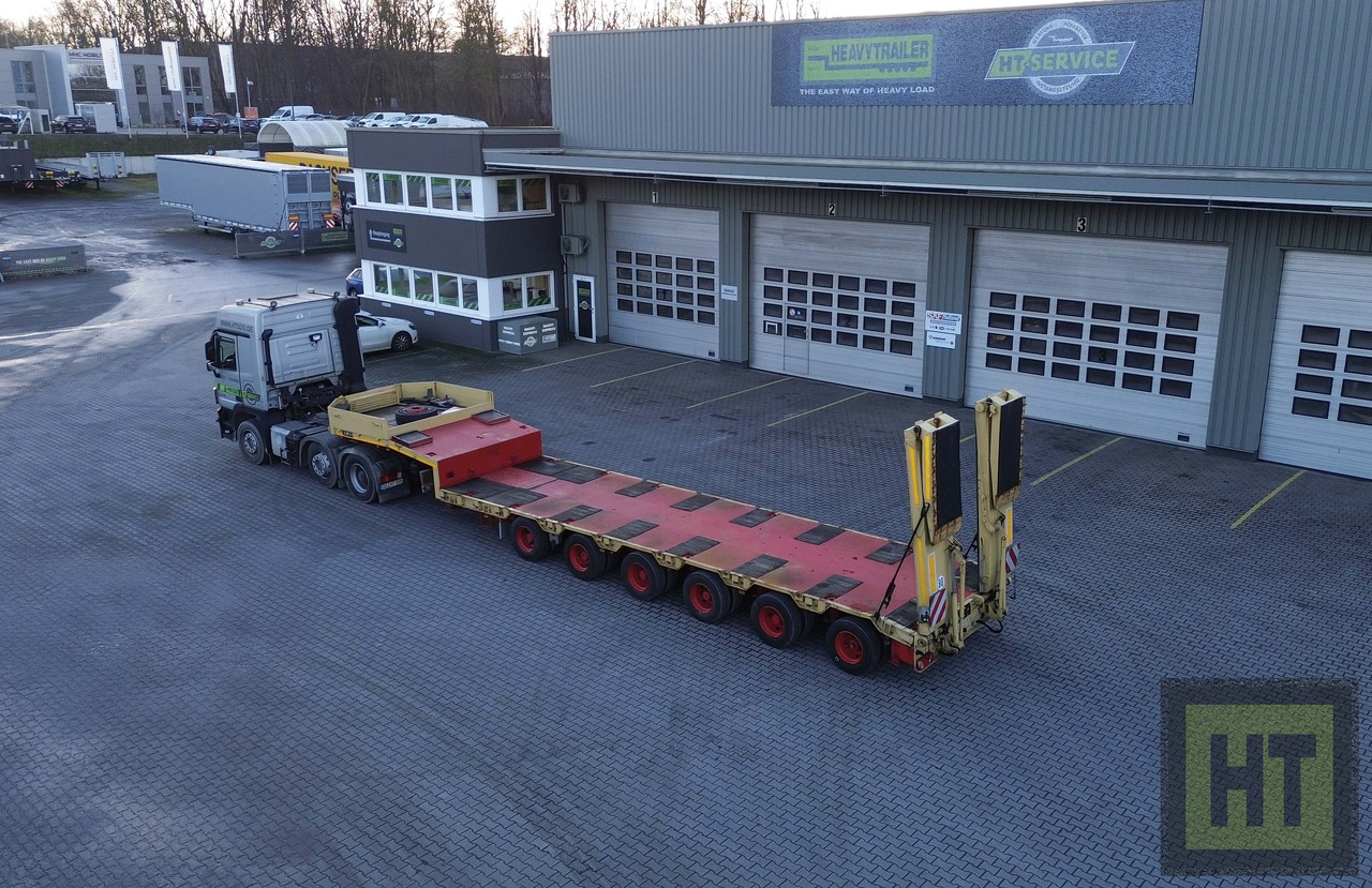 Goldhofer 6-Achs-Tele-Semi mit hydr. Rampen-zwangsgelenkt - Semiremorcă transport agabaritic: Foto 1 Goldhofer 6-Achs-Tele-Semi mit hydr. Rampen-zwangsgelenkt - Semiremorcă transport agabaritic: Foto 1