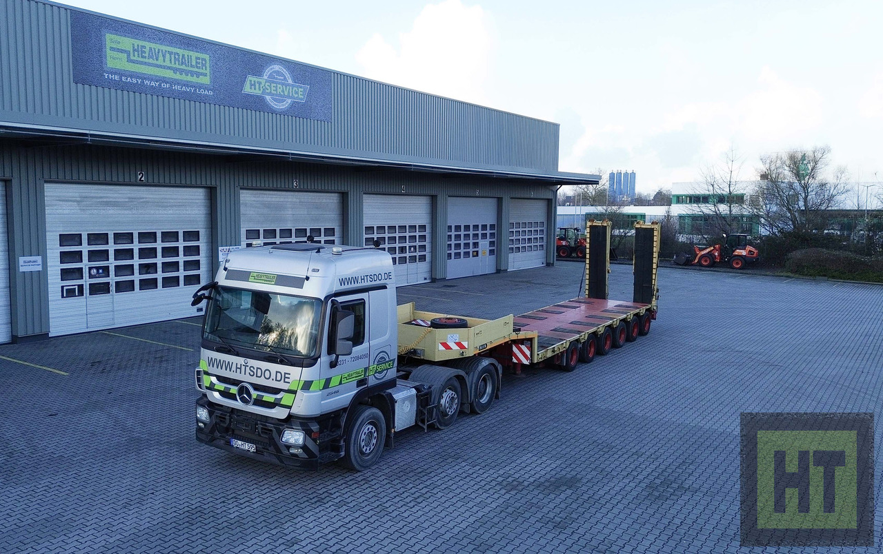 Goldhofer 6-Achs-Tele-Semi mit hydr. Rampen-zwangsgelenkt - Semiremorcă transport agabaritic: Foto 5 Goldhofer 6-Achs-Tele-Semi mit hydr. Rampen-zwangsgelenkt - Semiremorcă transport agabaritic: Foto 5